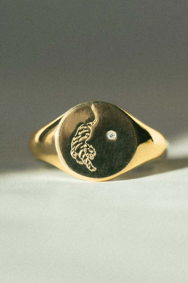 Bao Ring 14k Yellow Gold madetoorder Foe Dear Rings