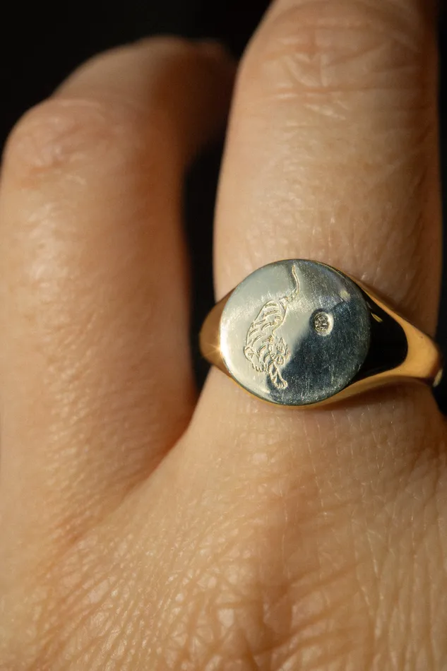 Bao Ring 14k Yellow Gold madetoorder Foe Dear Rings