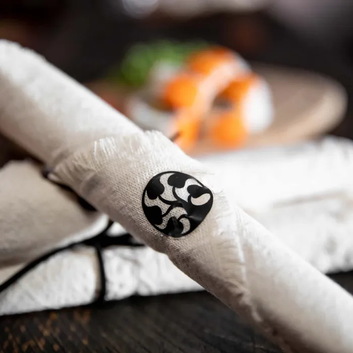DharmaCrafts Earrings Wooden Chopsticks and Rest Set