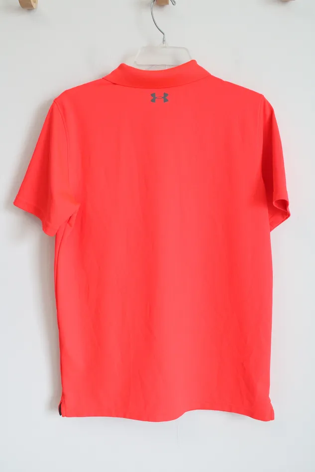 Earrings Under Armour Under Armour Neon Red Polo Shirt Youth XL 1820