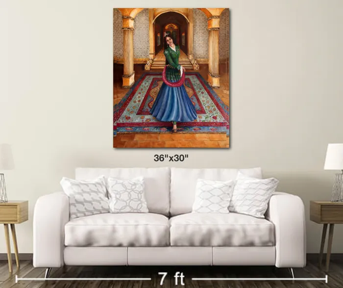 Luma Earrings The Court Dancer Metal Print 155