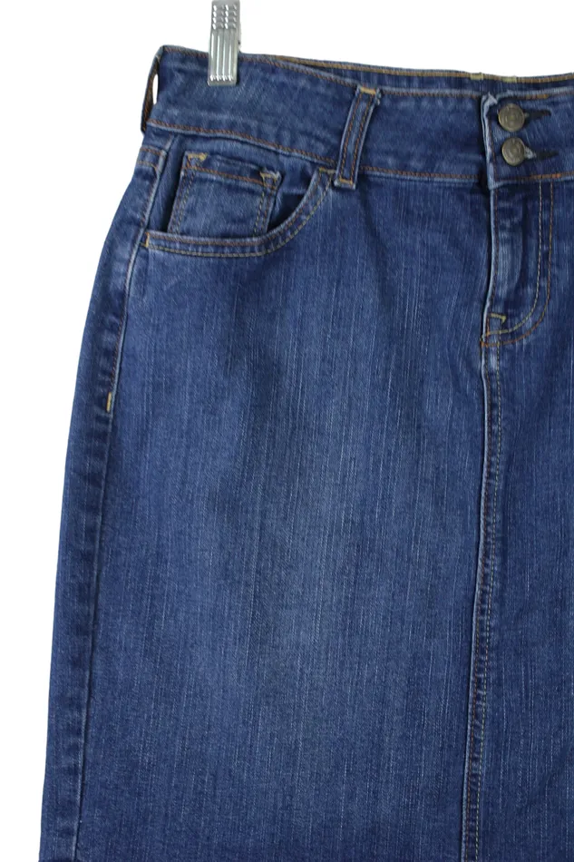 Old Navy Old Navy Denim Skirt 6 Earrings