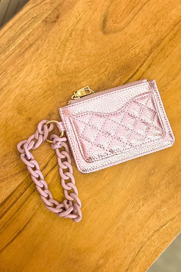 Rhodes Quilted Wallet w Chain Bangle Cupid Jen Co Bracelets