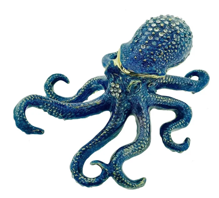 Rings KUBLACRAFTS Crystal Octopus Box BluePurple