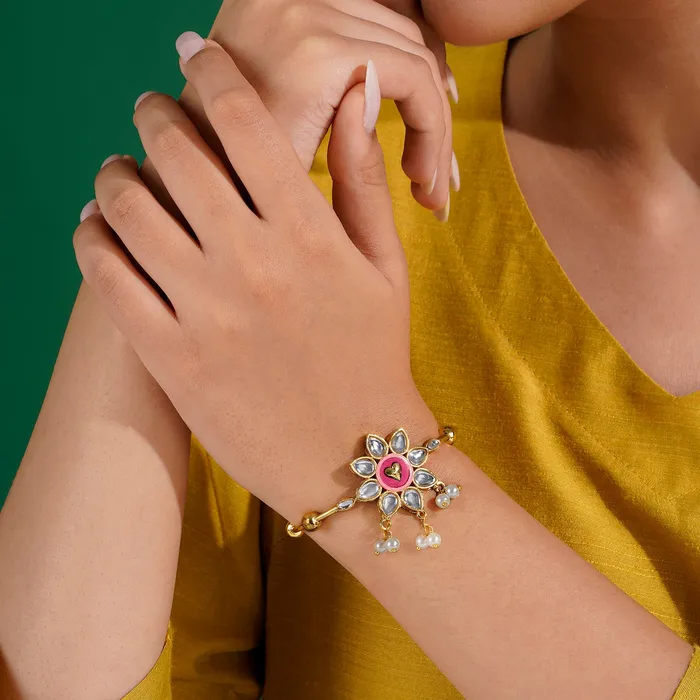 Dilruba Hoon Main Fuschia Pink Bracelet Teejh Bracelets