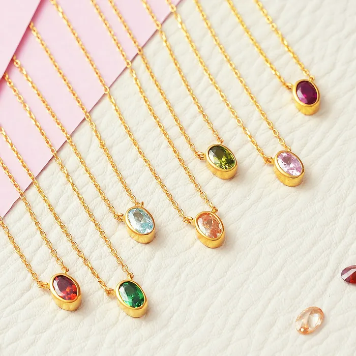 Luxe Collection Necklaces Luxe4347 Birthstone Necklace