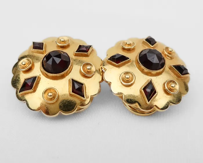 Midcentury Garnet Earrings Isadoras A Earrings