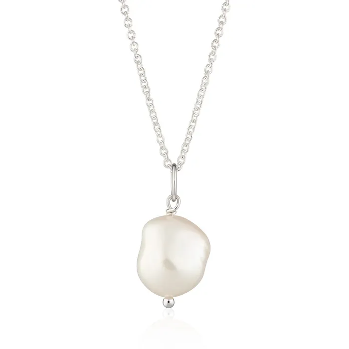 Scream Pretty Hannah Martin Baroque Pearl Necklace with Slider Clasp Necklaces Scream Pretty Hannah Martin Baroque Pearl Necklace with Slider Clasp Necklaces