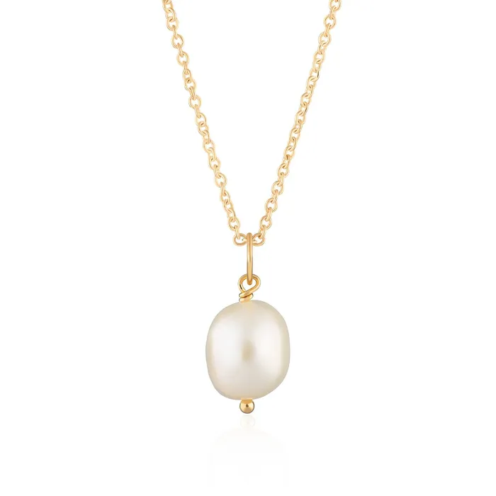 Scream Pretty Hannah Martin Baroque Pearl Necklace with Slider Clasp Necklaces