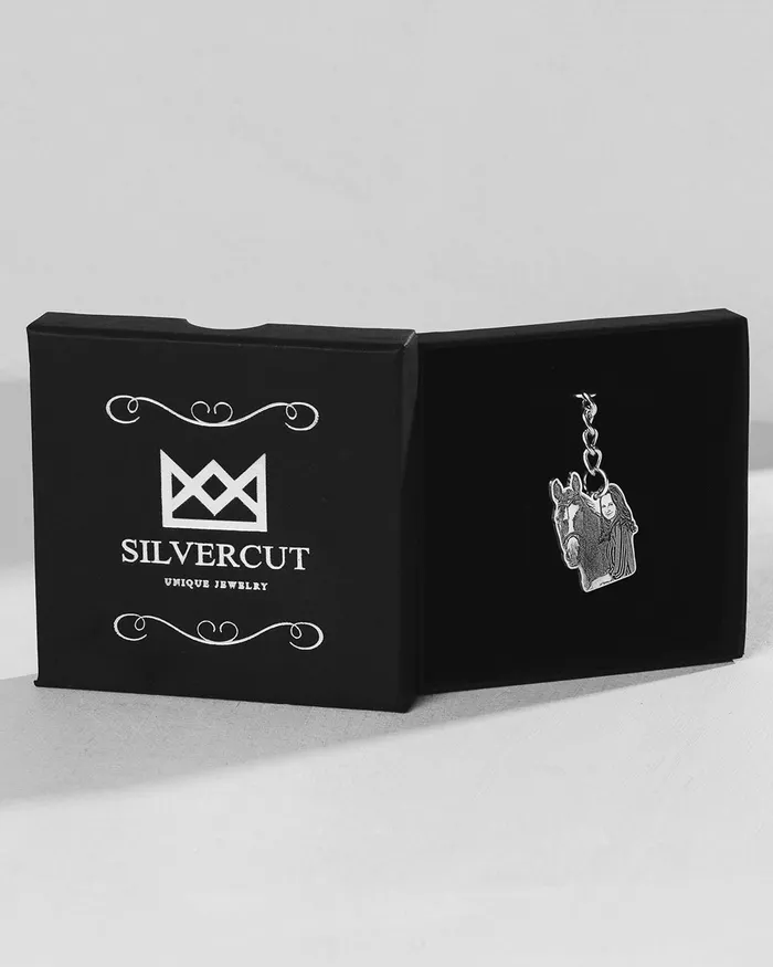 Silvercut Original LifeLike Keychain Earrings Silvercut Original LifeLike Keychain Earrings