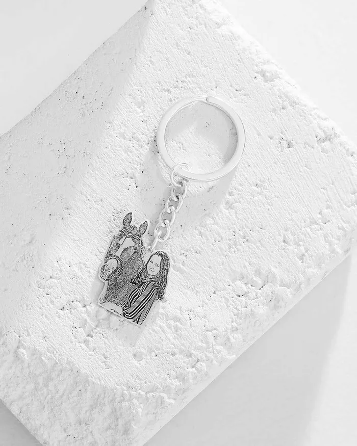 Silvercut Original LifeLike Keychain Earrings Silvercut Original LifeLike Keychain Earrings