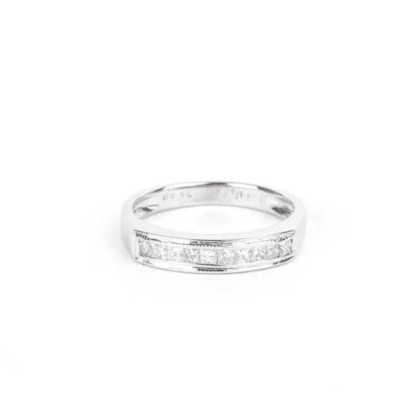 795 18WG 033CT PC DIAMOND BAND 575 STORE 5a Rings