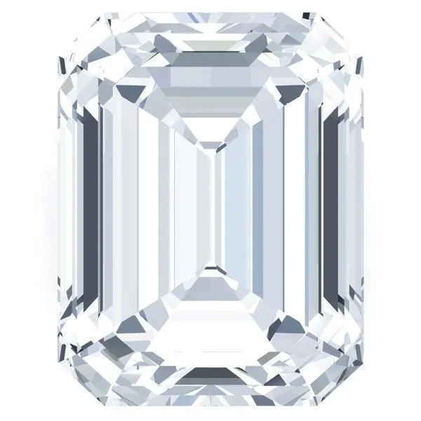 FIRE BRILLIANCE Rings FAB Moissanite Emerald Cut