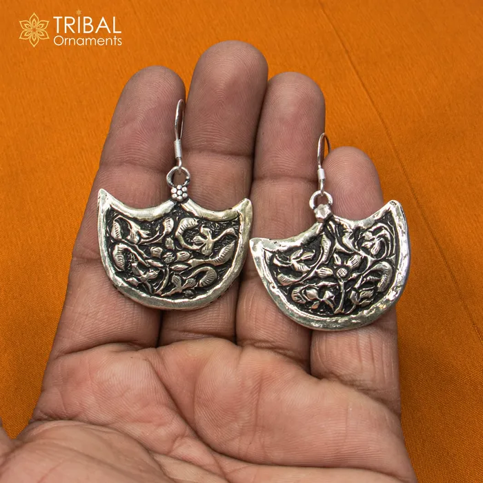Necklaces 30 925 sterling silver handmade beaded chain with chitai design long necklace traditional cultural functional pendant necklace jewelry Set716 TRIBAL ORNAMENTS