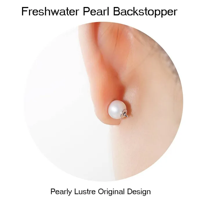 Panther Freshwater Pearl Earrings WE00119 SAFARI Pearly Lustre Earrings
