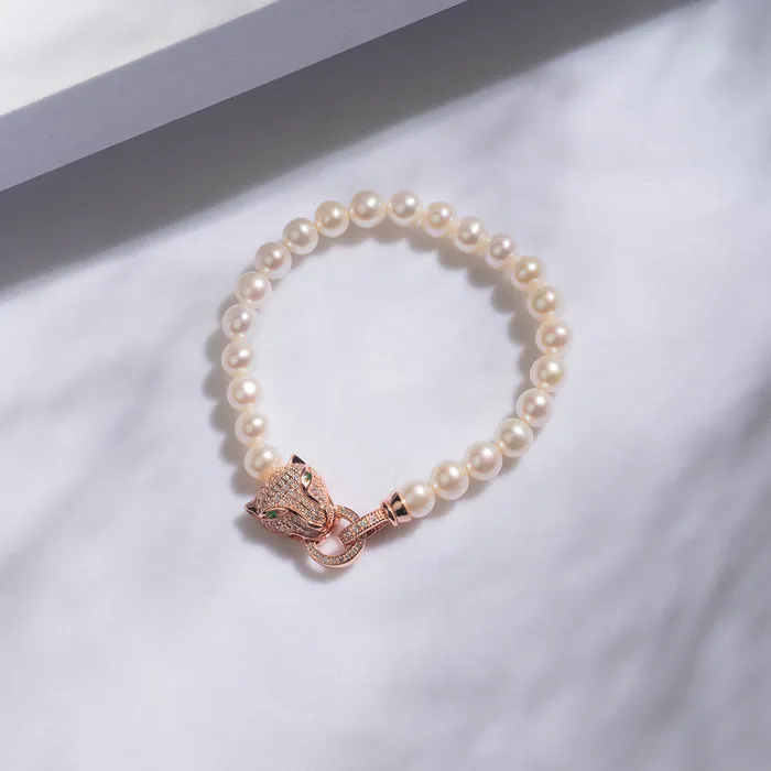 Pearly Lustre Bracelets Freshwater Pearl Bracelet WB00135 SAFARI