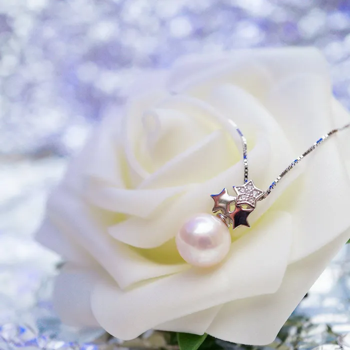 Pearly Lustre Necklaces New Yorker Freshwater Pearl Necklace WN00054 STARRY