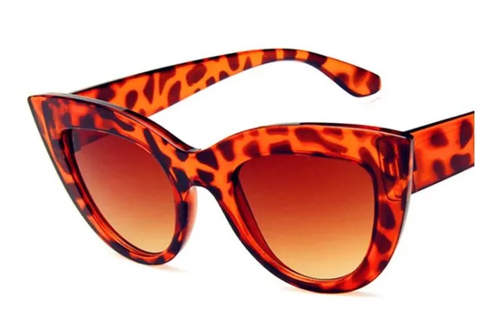 POLLY Earrings S397 Leopard Frame Fashion Sunglasses