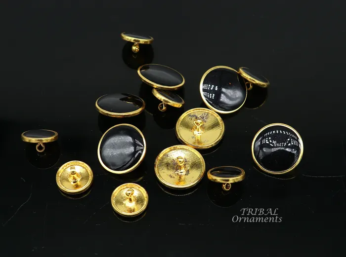 TRIBAL ORNAMENTS 925 Sterling silver handmade amazing round design buttons set of 13 pc for mens coat or suit best jewelry for all occasions btn28 Rings