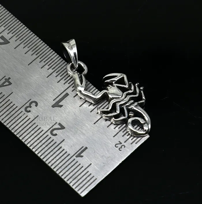 TRIBAL ORNAMENTS Necklaces 925 sterling silver elegant stylish vintage Scorpio design pendant amazing fancy stylish pendant for boys and girls ssp1616
