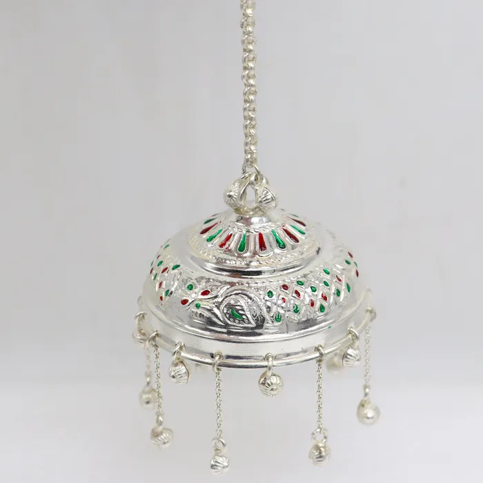 TRIBAL ORNAMENTS Rings 925 sterling Silver chattar chhatra silver umbrella god temple art Divine temple silver article OR puja worshiping utensils su1114
