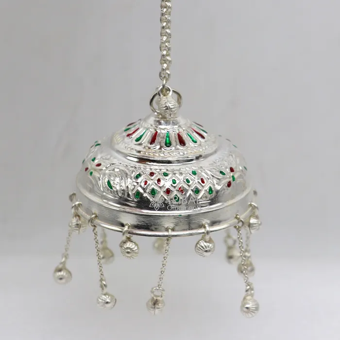 TRIBAL ORNAMENTS Rings 925 sterling Silver chattar chhatra silver umbrella god temple art Divine temple silver article OR puja worshiping utensils su1114
