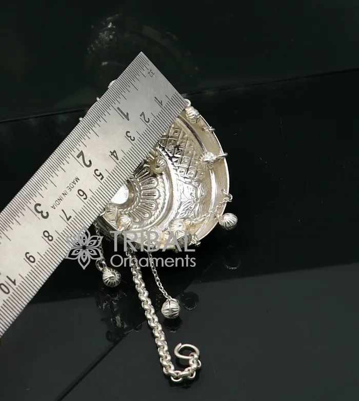 TRIBAL ORNAMENTS Rings 925 sterling Silver chattar chhatra silver umbrella god temple art Divine temple silver article OR puja worshiping utensils su1114