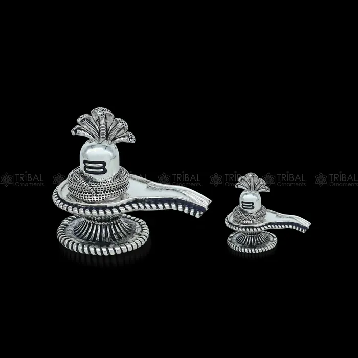 TRIBAL ORNAMENTS Rings 925 sterling silver lord Shiva lingam Divine Shiva lingam at home temple art790 TRIBAL ORNAMENTS Rings 925 sterling silver lord Shiva lingam Divine Shiva lingam at home temple art790