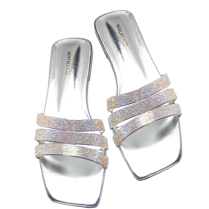 Walkeaze Earrings Women Formal Slippers 39991S