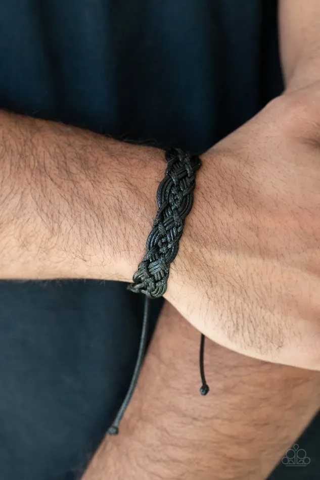Bracelets Paparazzi Bracelet Coastal Diving Black Paparazzi Jewelry