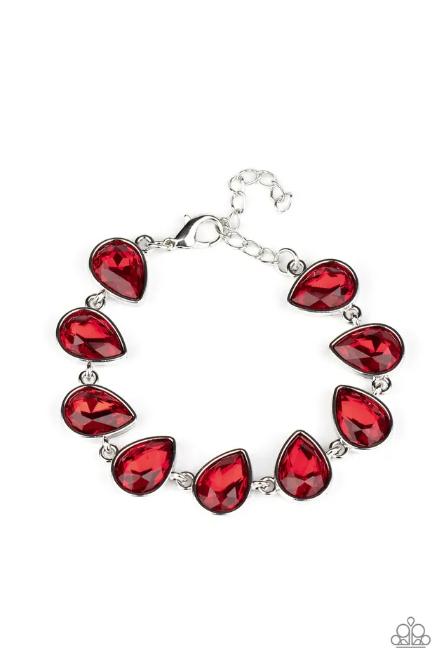 Bracelets Paparazzi Bracelet Free Rein Red Paparazzi Jewelry