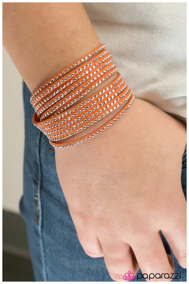 Bracelets Paparazzi Bracelet GoGetter Orange Paparazzi Jewelry