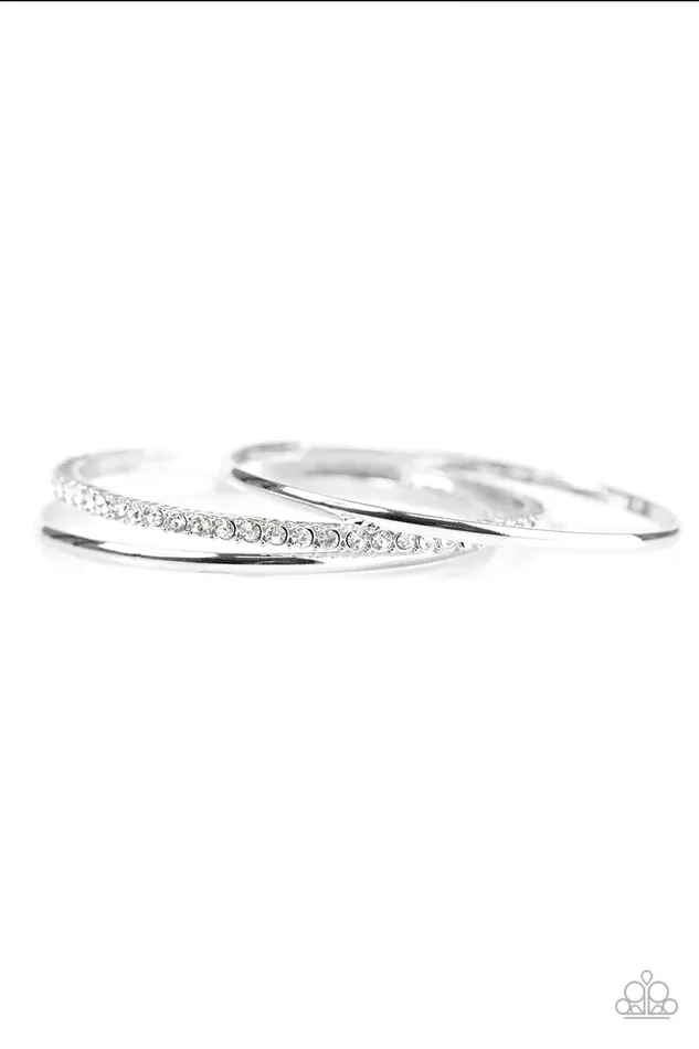 Bracelets Paparazzi Bracelet METROpolitan White Paparazzi Jewelry