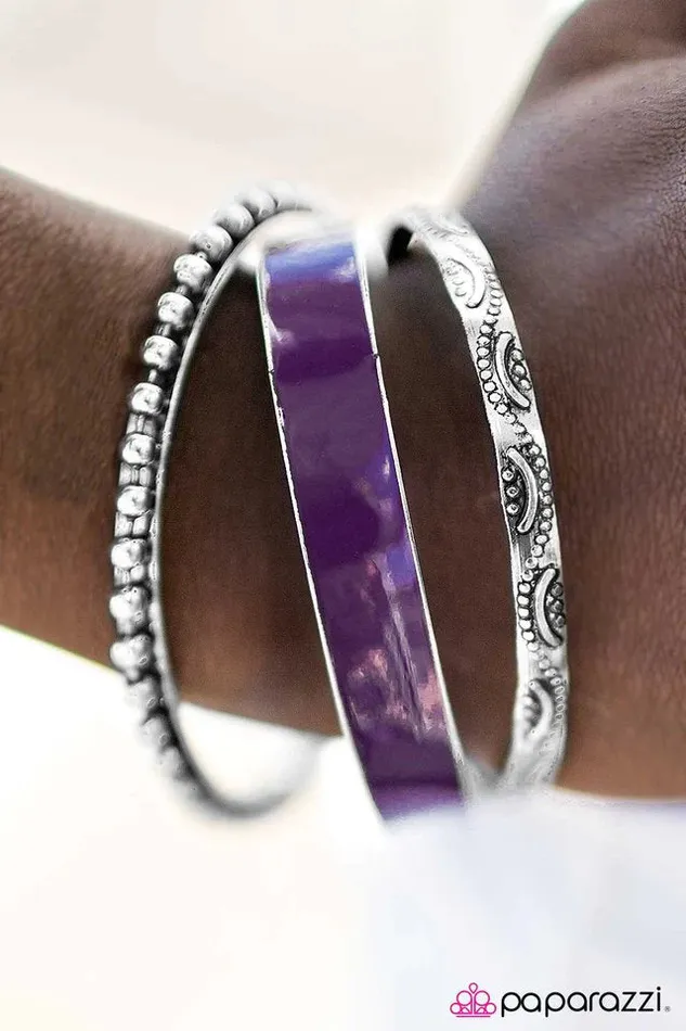 Bracelets Paparazzi Bracelet So Boho Purple Paparazzi Jewelry