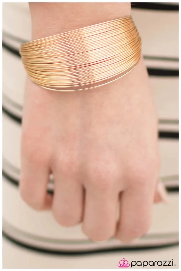 Bracelets Paparazzi Jewelry Paparazzi Bracelet A Fine Frenzy Gold