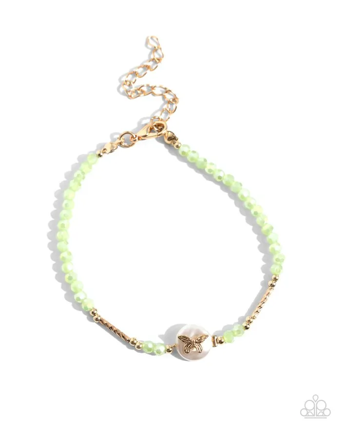 Bracelets Paparazzi Jewelry Paparazzi Bracelet Aerial Actress Green Bracelets Paparazzi Jewelry Paparazzi Bracelet Aerial Actress Green