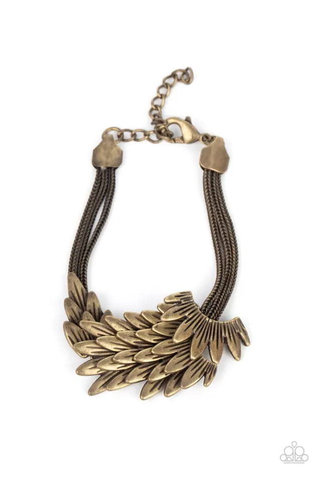 Bracelets Paparazzi Jewelry Paparazzi Bracelet BOA and Arrow Brass Bracelets Paparazzi Jewelry Paparazzi Bracelet BOA and Arrow Brass