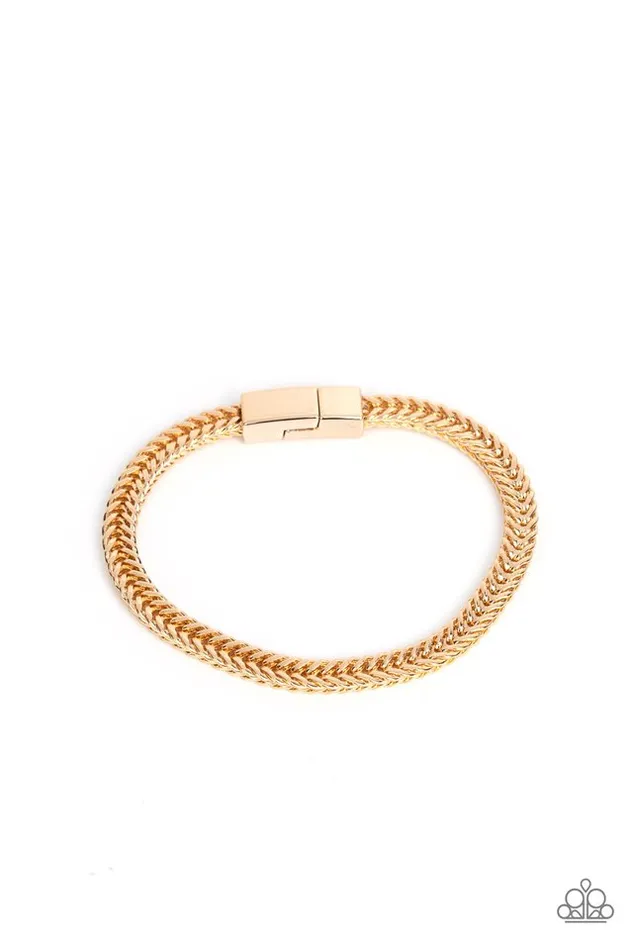 Bracelets Paparazzi Jewelry Paparazzi Bracelet City Crusader Gold Bracelets Paparazzi Jewelry Paparazzi Bracelet City Crusader Gold
