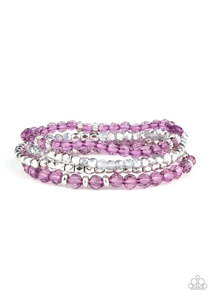 Bracelets Paparazzi Jewelry Paparazzi Bracelet Crystal Crush Purple Bracelets Paparazzi Jewelry Paparazzi Bracelet Crystal Crush Purple
