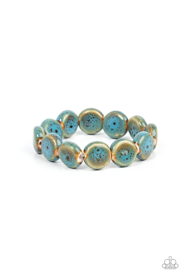 Bracelets Paparazzi Jewelry Paparazzi Bracelet Earthy Entrada Blue Bracelets Paparazzi Jewelry Paparazzi Bracelet Earthy Entrada Blue