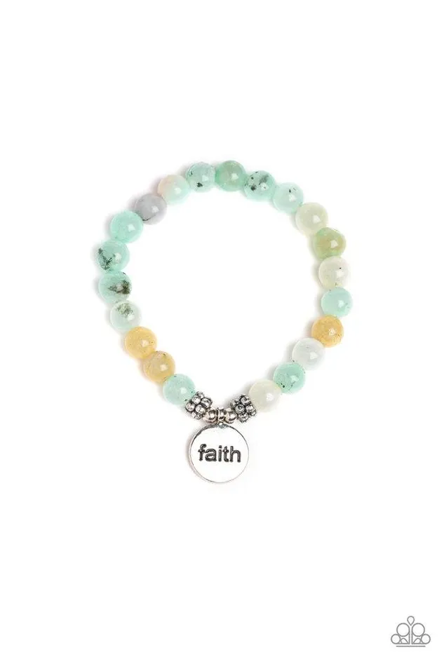 Bracelets Paparazzi Jewelry Paparazzi Bracelet FAITH It Till You Make It Green