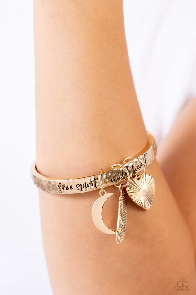 Bracelets Paparazzi Jewelry Paparazzi Bracelet FreeSpirited Fantasy Gold