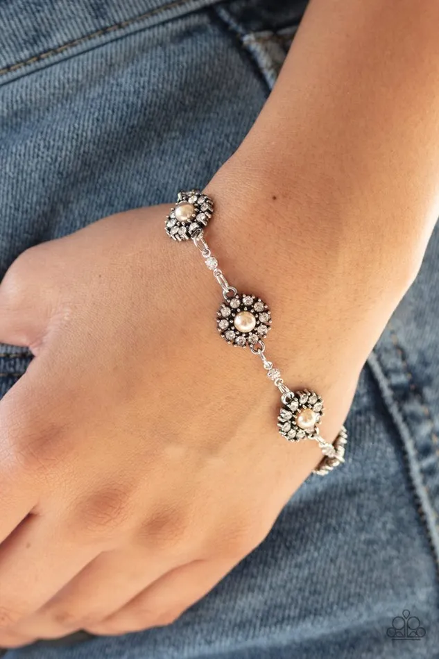 Bracelets Paparazzi Jewelry Paparazzi Bracelet Garden Flower Grandeur Brown