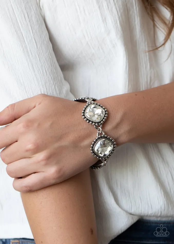 Bracelets Paparazzi Jewelry Paparazzi Bracelet Megawatt White