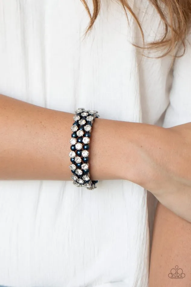 Bracelets Paparazzi Jewelry Paparazzi Bracelet Metro Motif Blue