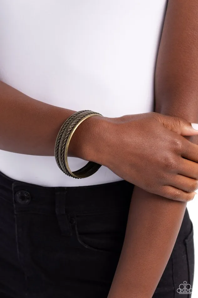 Bracelets Paparazzi Jewelry Paparazzi Bracelet Off Road Relic Brass