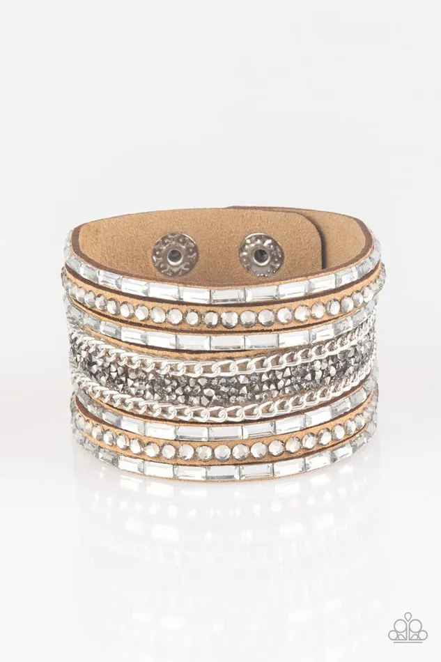 Bracelets Paparazzi Jewelry Paparazzi Bracelet Rhinestone Rumble Brown Bracelets Paparazzi Jewelry Paparazzi Bracelet Rhinestone Rumble Brown