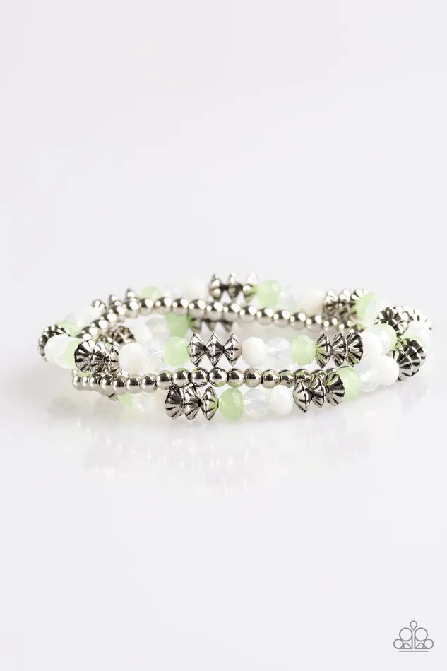 Bracelets Paparazzi Jewelry Paparazzi Bracelet Shimmer Sensation Green