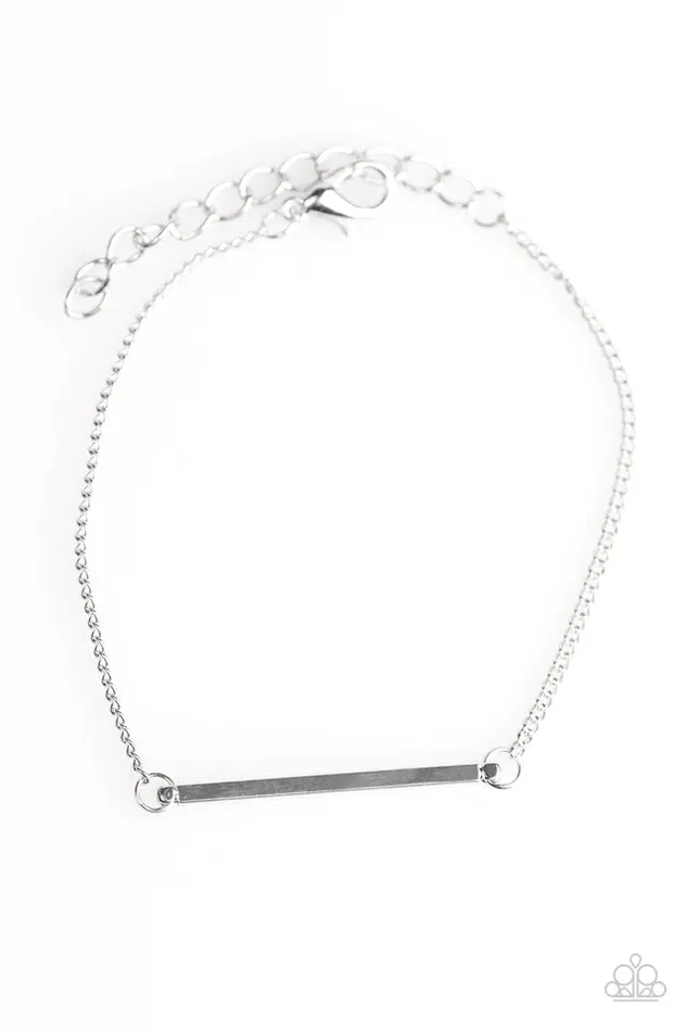 Bracelets Paparazzi Jewelry Paparazzi Bracelet Simple Shimmer Silver