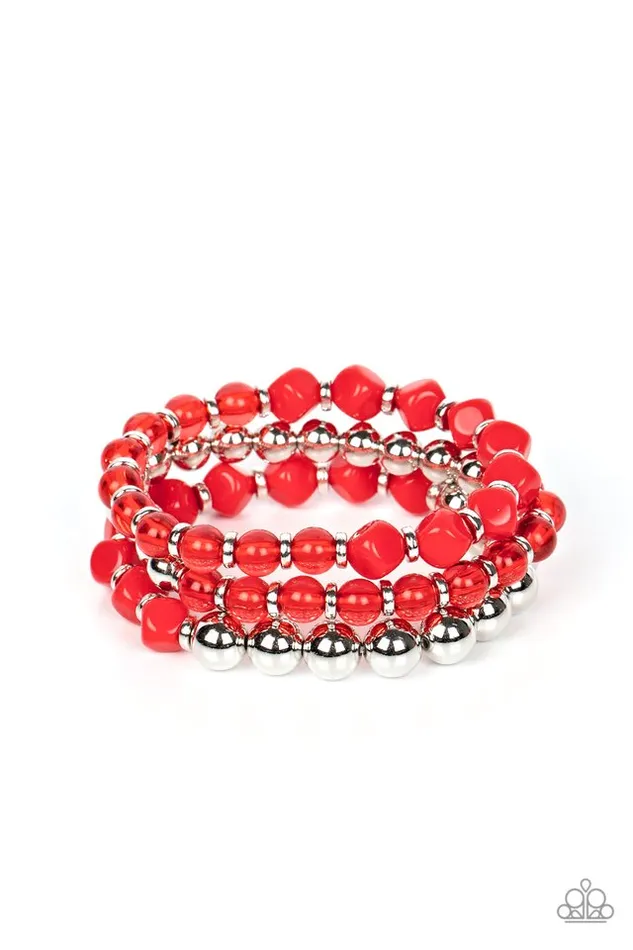 Bracelets Paparazzi Jewelry Paparazzi Bracelet Summer Sabbatical Red Bracelets Paparazzi Jewelry Paparazzi Bracelet Summer Sabbatical Red
